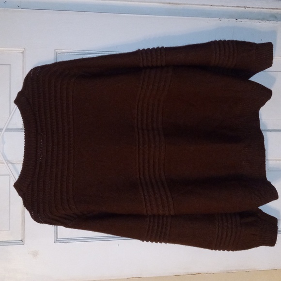 ANRABESS Women's Crew Neck Lantern Sleeve Knit Sweater - Picture 5 of 6